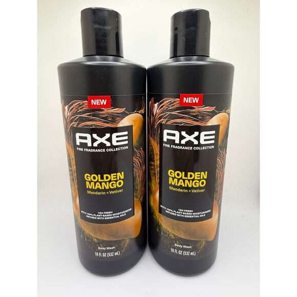 Axe Fine Fragrance Collection Men's Body Wash Golden Mango - Picture 1 of 4